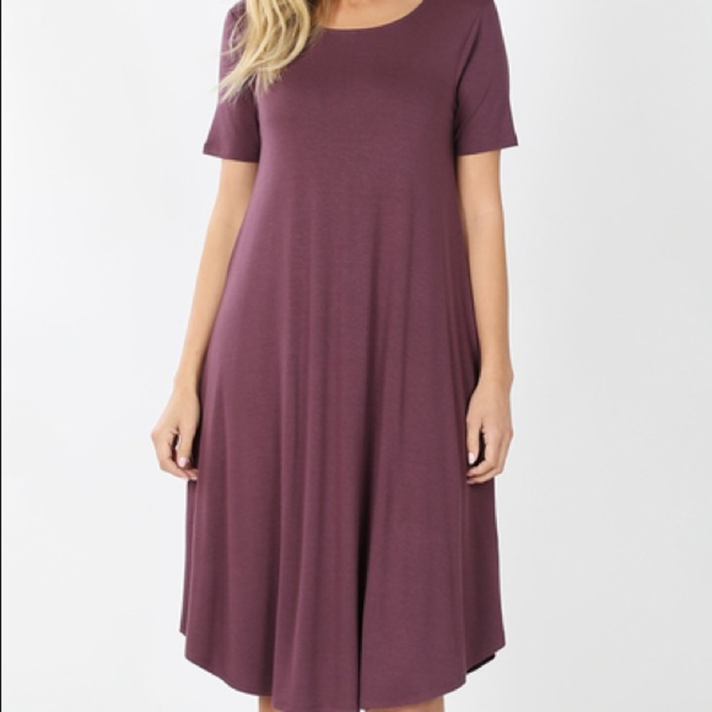 Tee-Shirt Dress with Pockets